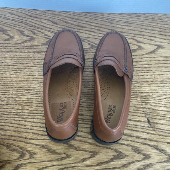 Weejuns Bass Brown Leather Slip on Loafers size 6.5 New without box floor sample - Picture 7 of 9
